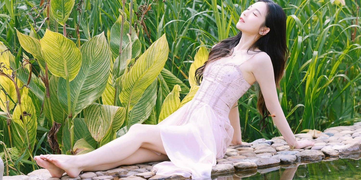 许杨玉琢的甜美纱裙