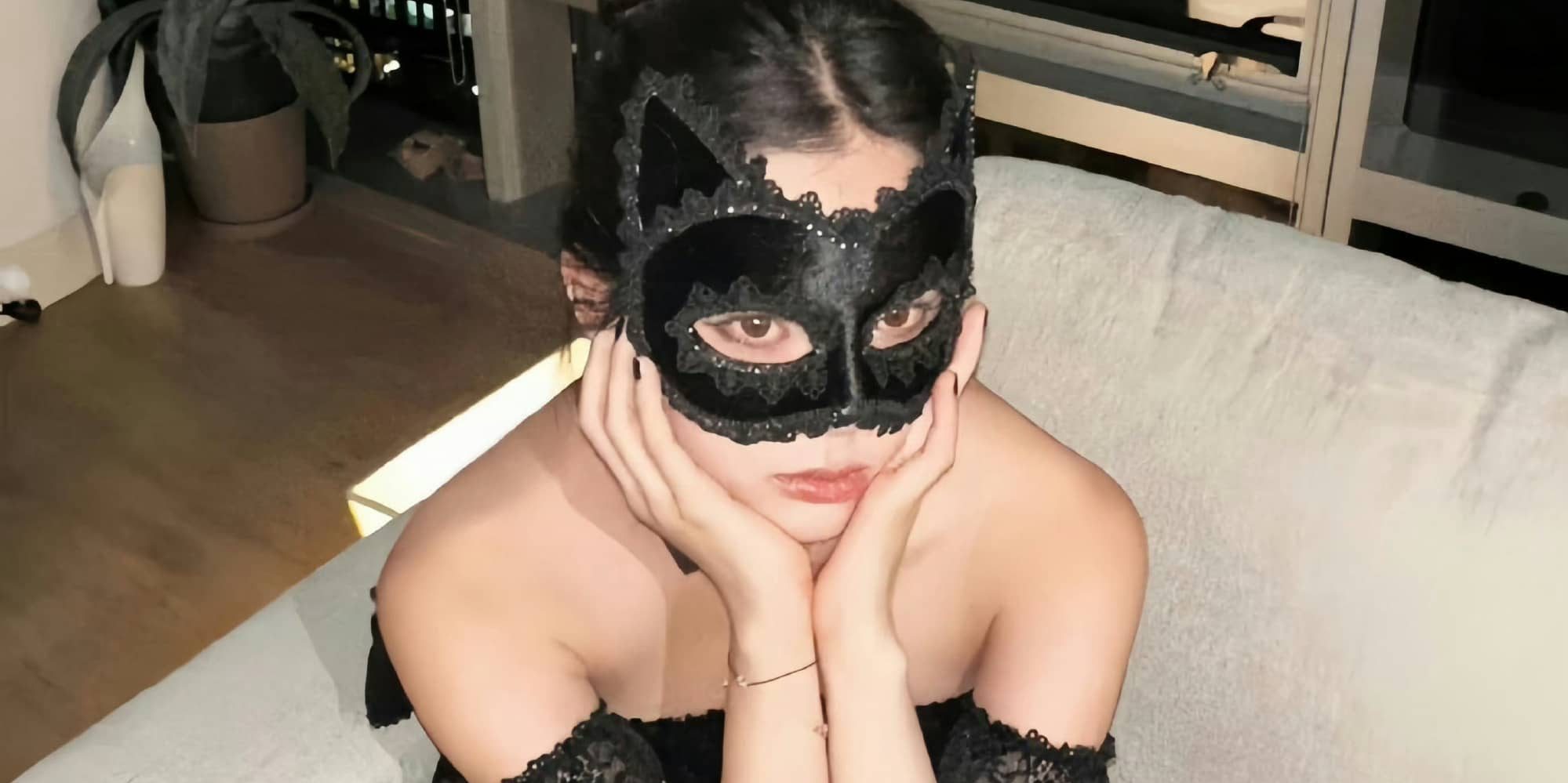 欧阳娜娜cosplay暗黑天使