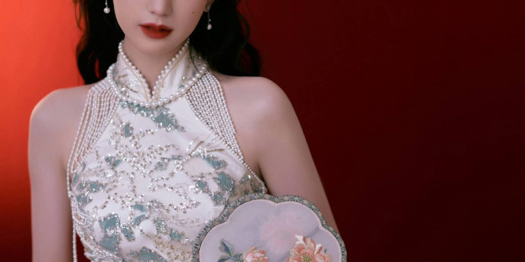 毛晓彤穿旗袍好美