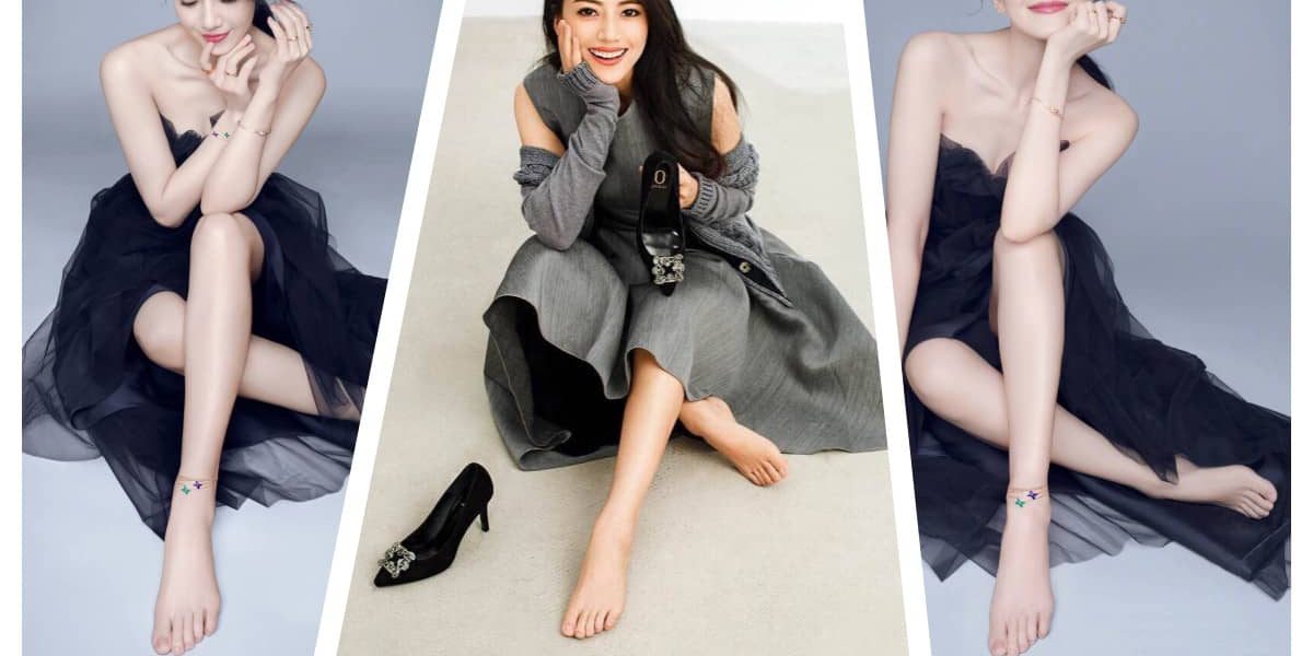 高圆圆光脚丫写真精选