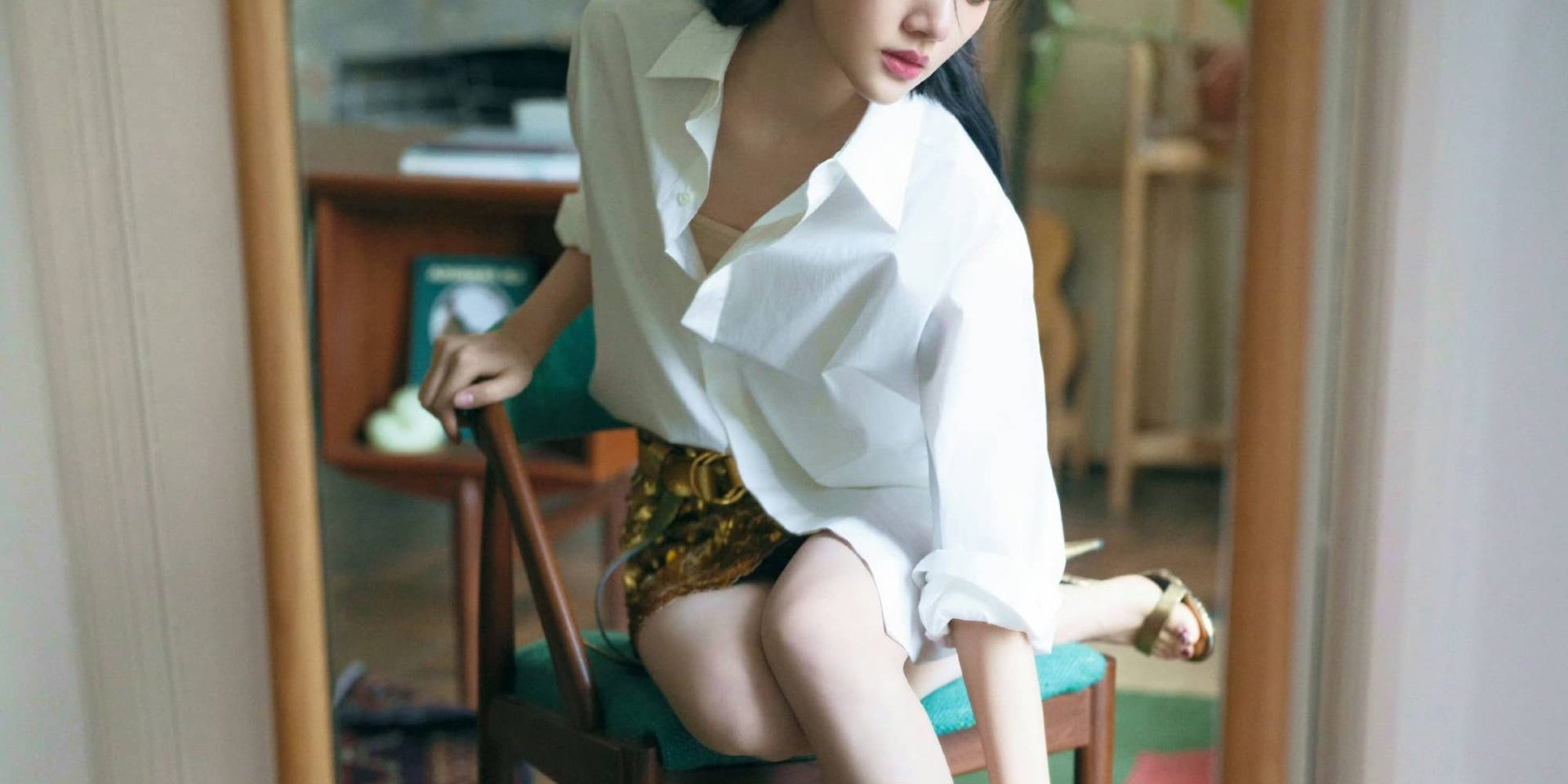 任敏白衬衫私服美图集