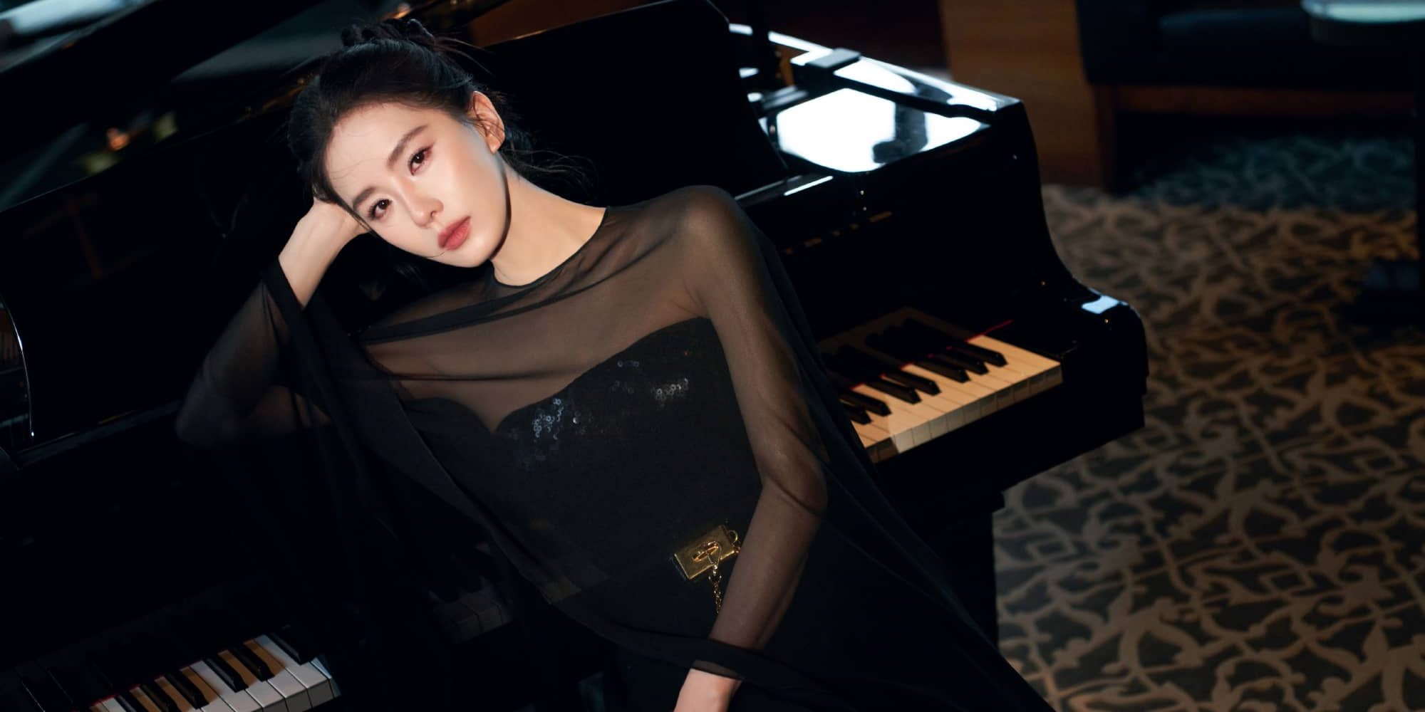 刘诗诗，暗光流沙，优雅如兰