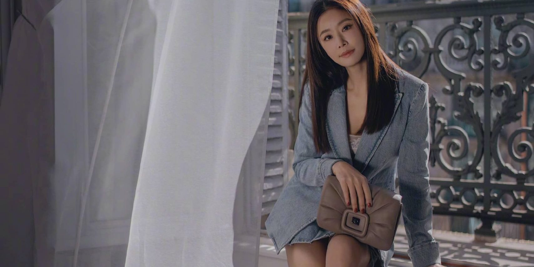 林心如魅力穿搭，满满的春日气息