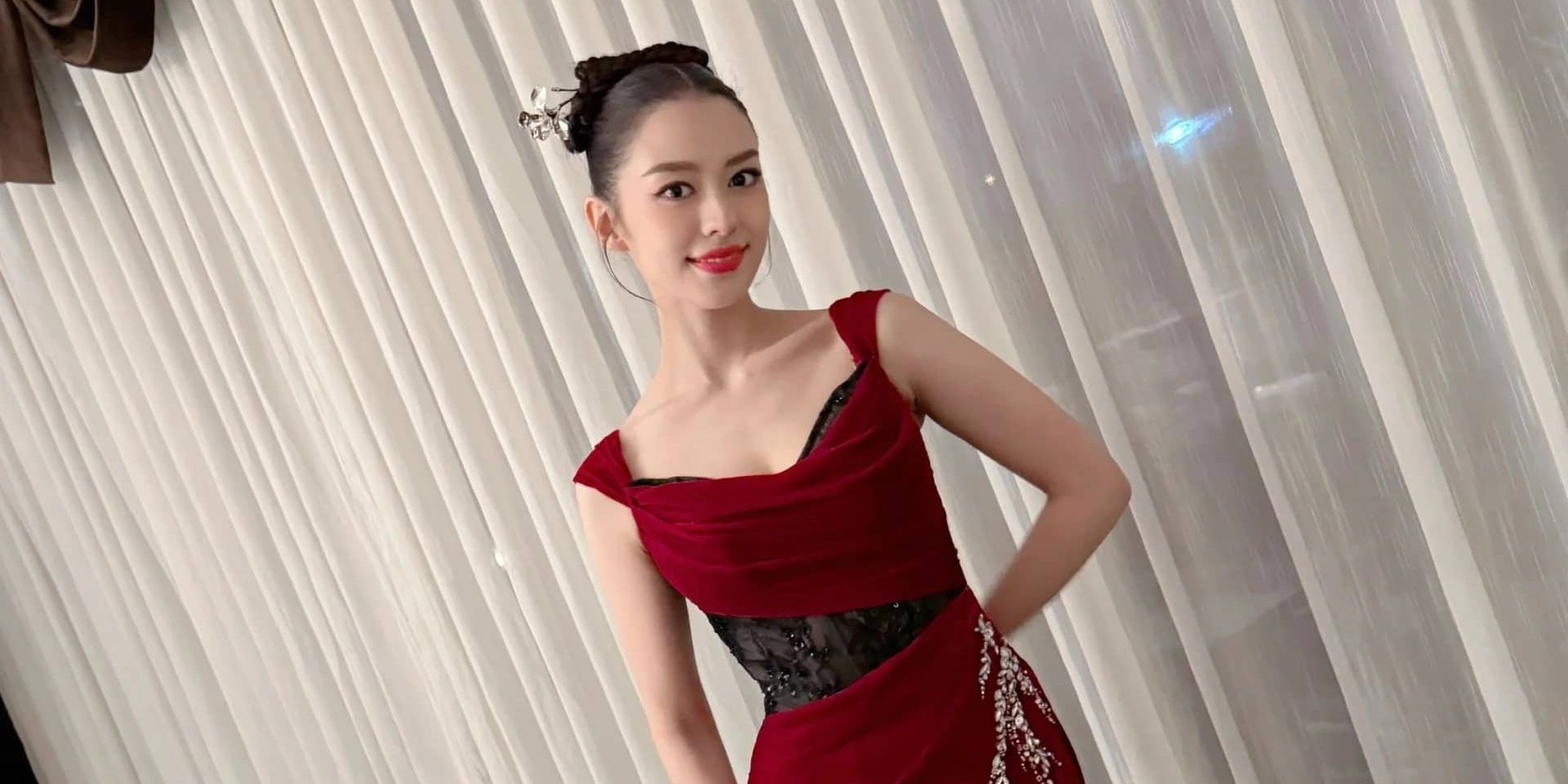 吉娜爱丽丝的红色穿搭魅力