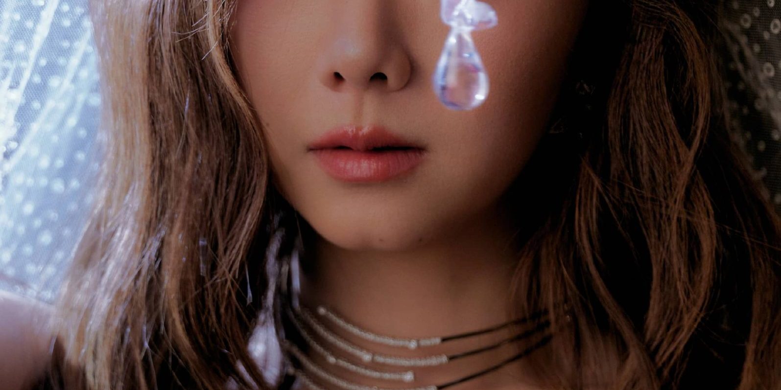 谭松韵，轻纱柔光，闪耀可爱