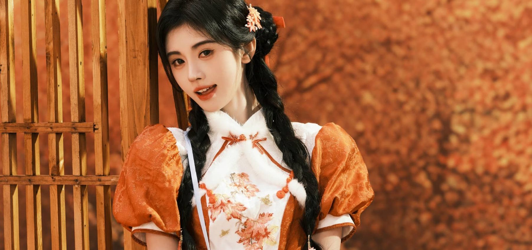 鞠婧祎：复古感写真精选