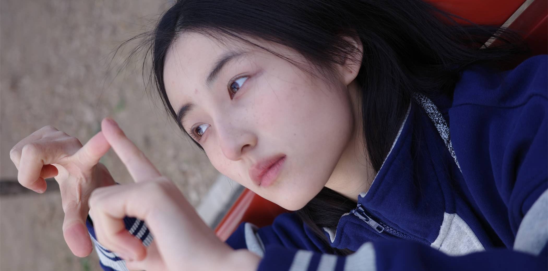 张子枫，青春的蓝色