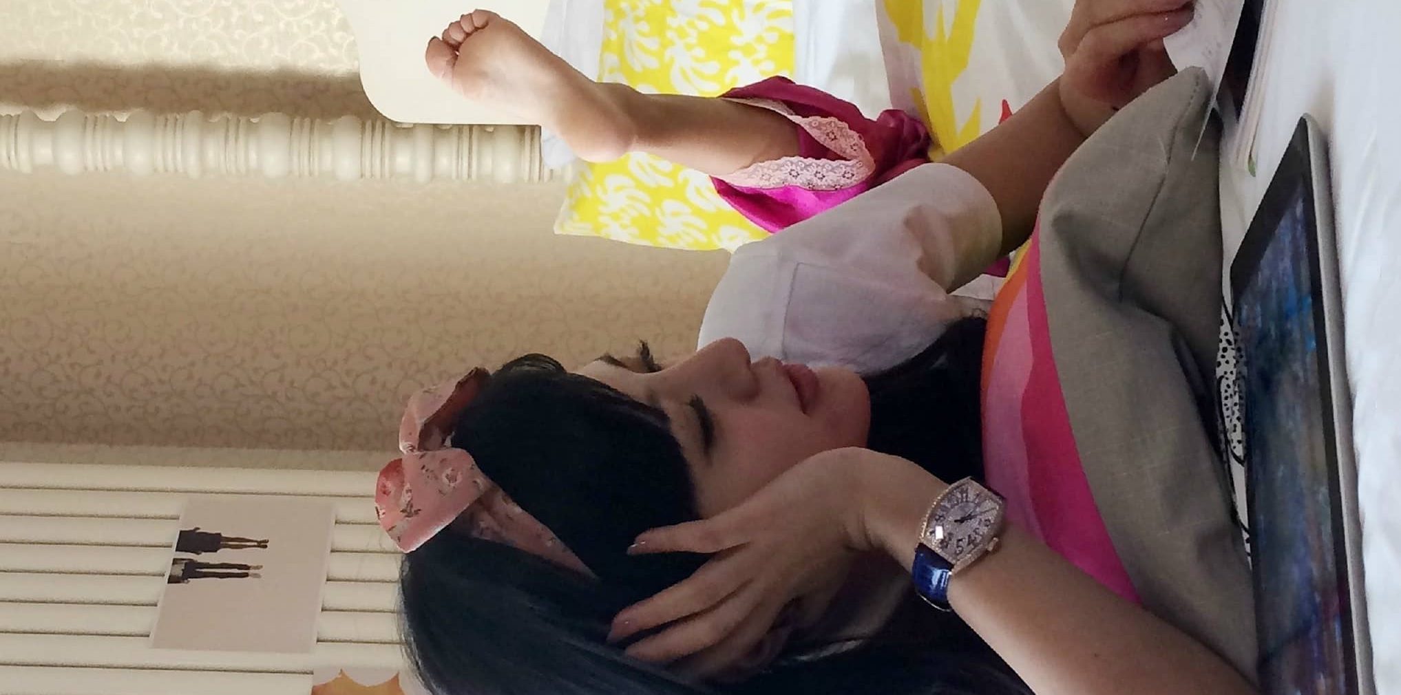 阿兰，甜美私服，优雅动人