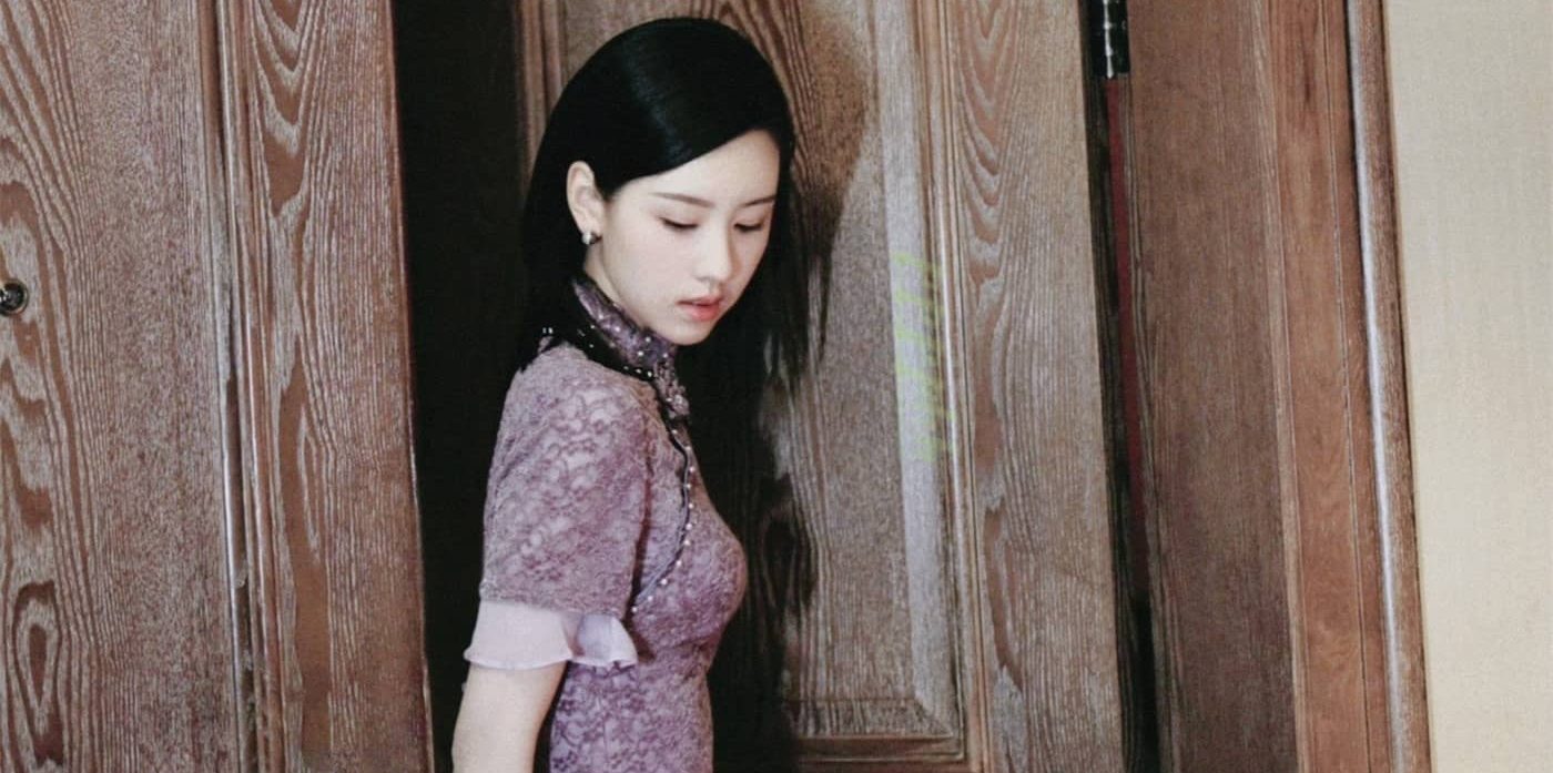 陈都灵国风旗袍优雅大气