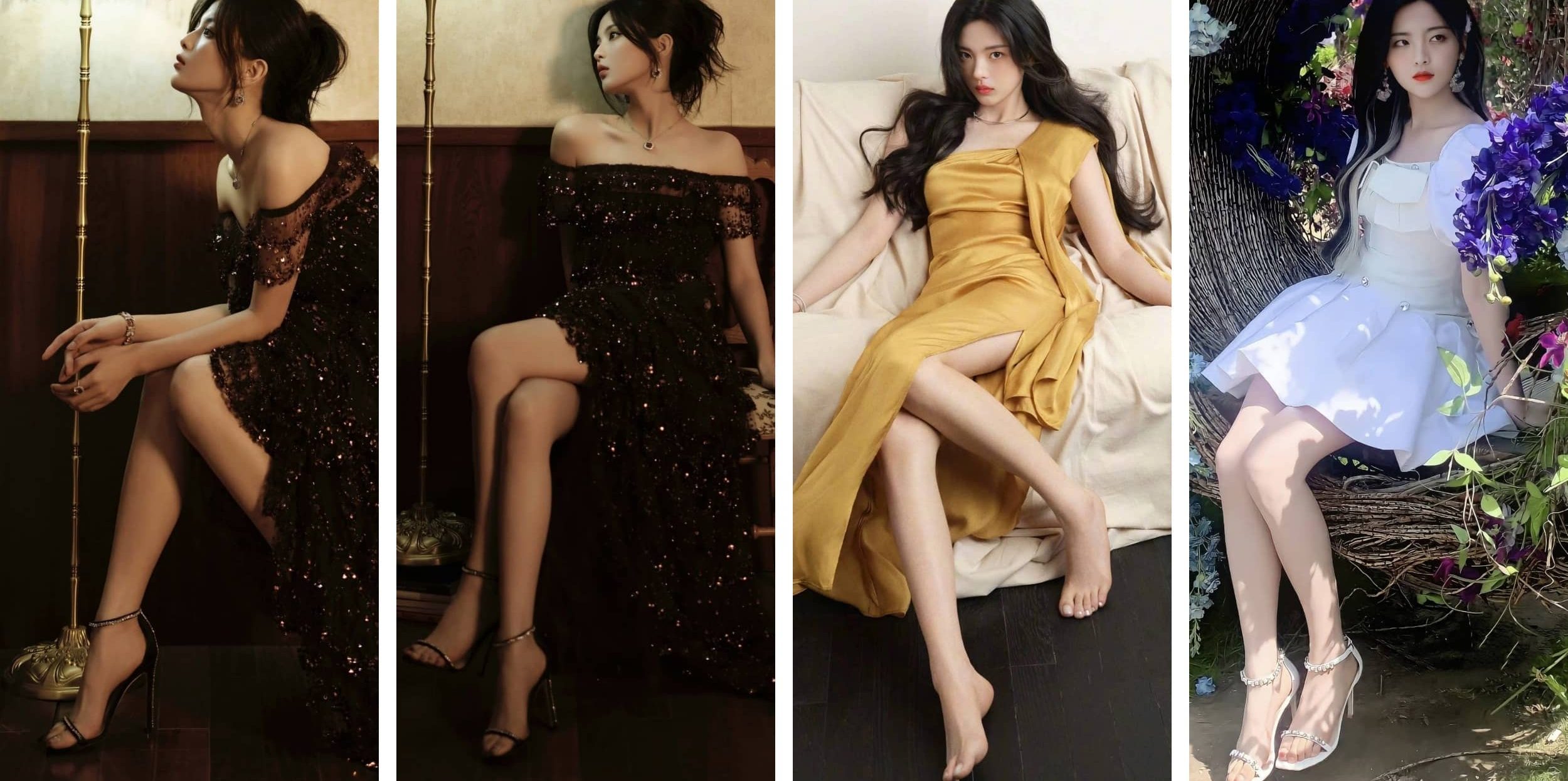 杨超越，“美腿锦锂”18宫格