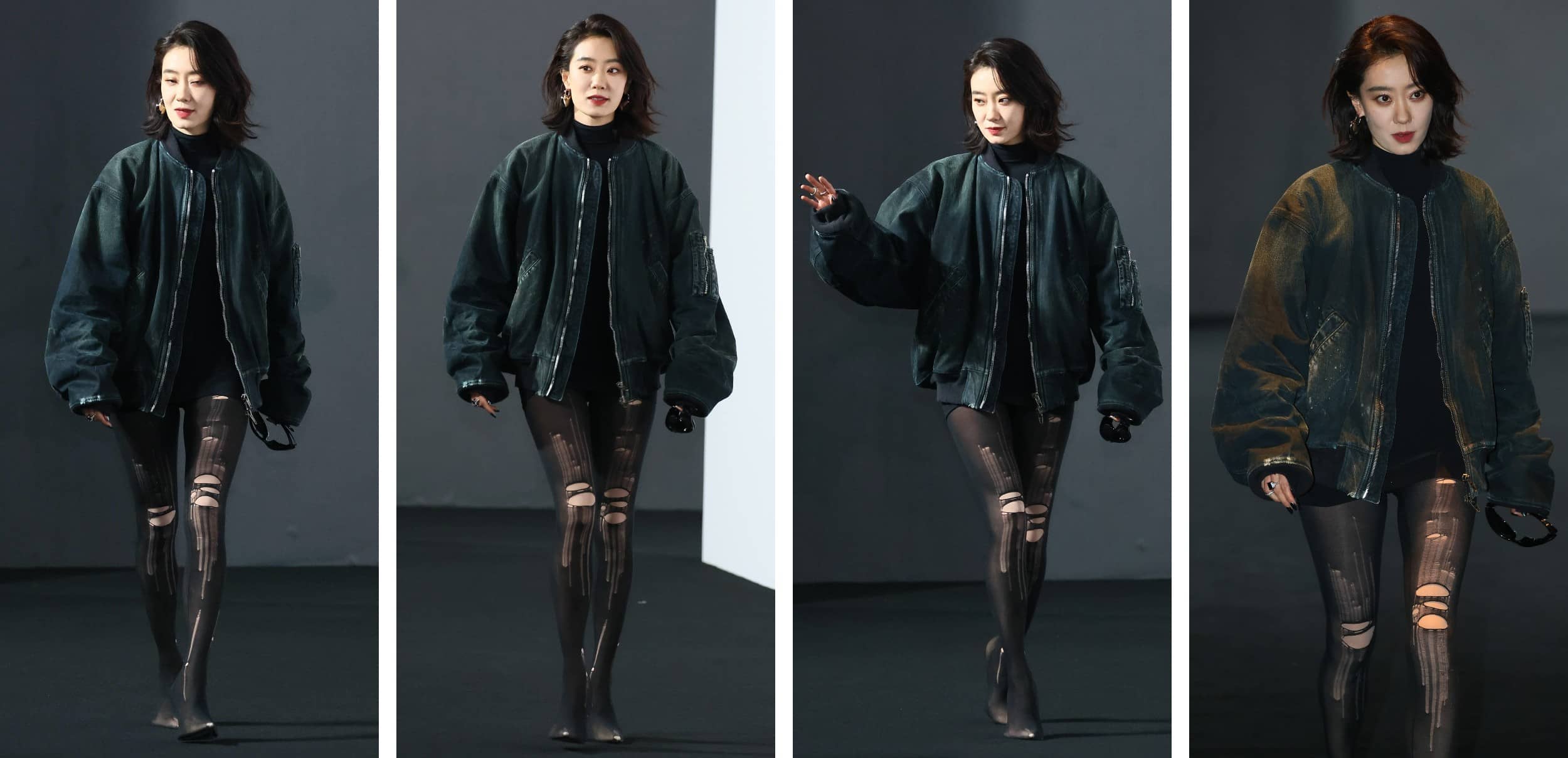 张小斐壁纸：丝袜妆造美图集