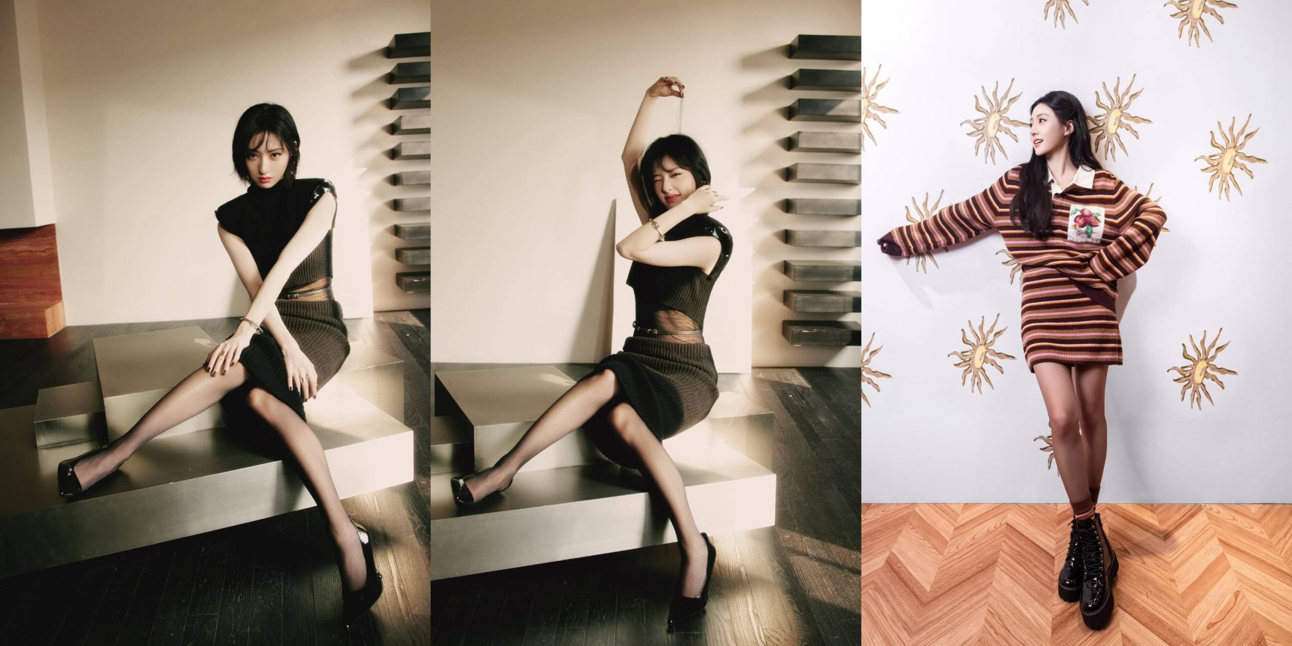 胡连馨丝袜美腿妆造精选