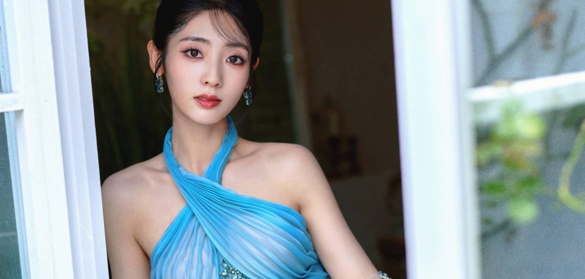 邢菲，迷人的一抹蓝