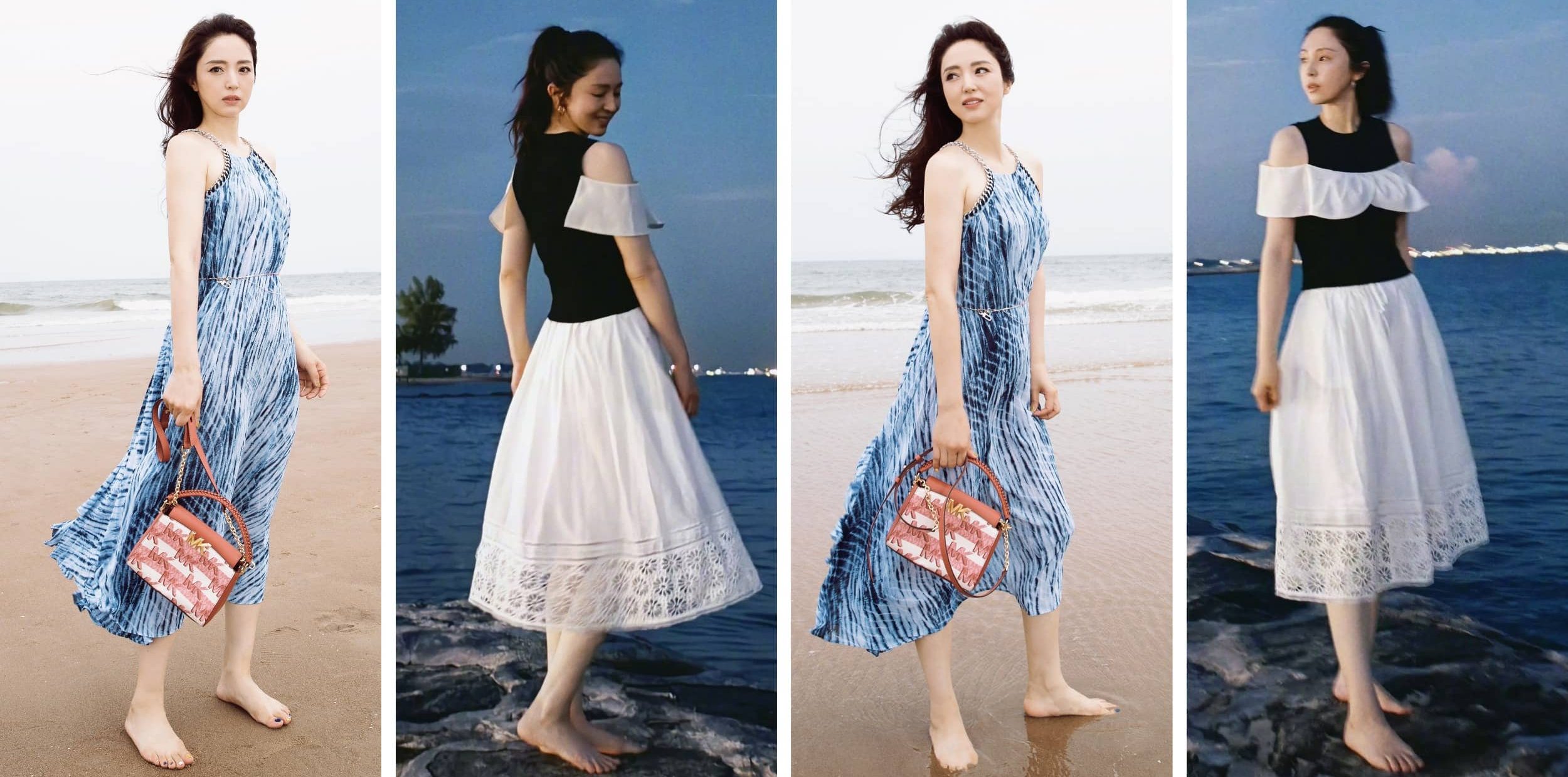 董璇壁纸：光脚丫美腿美图集