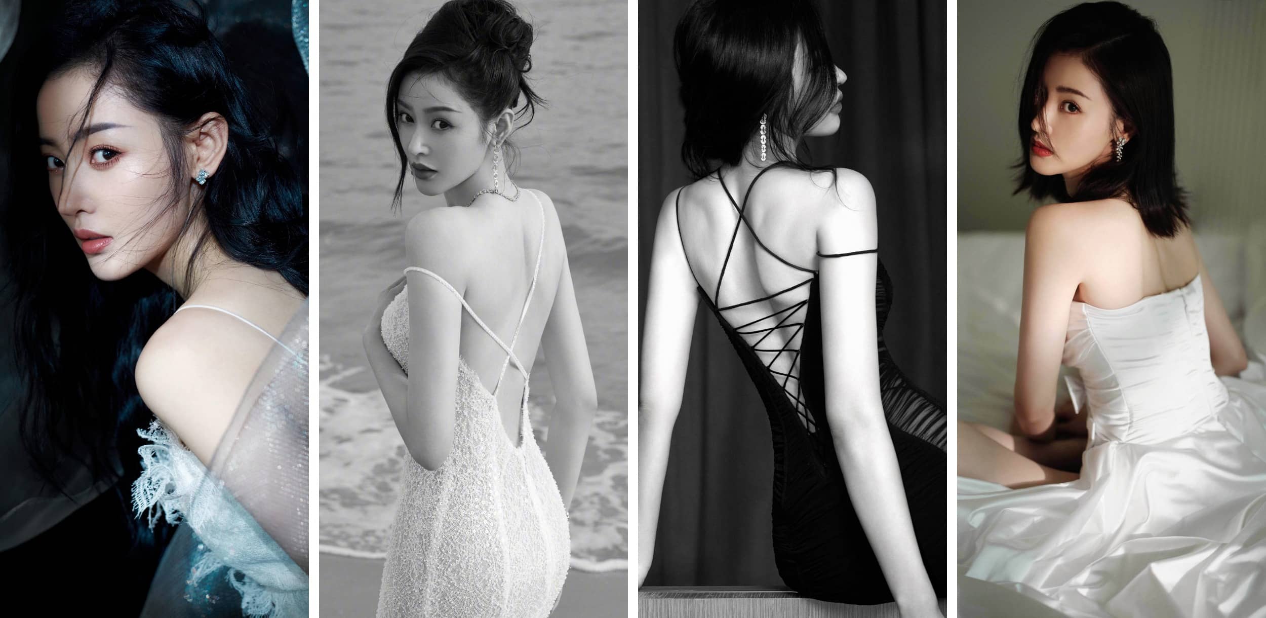 张天爱，美背写真大片精选