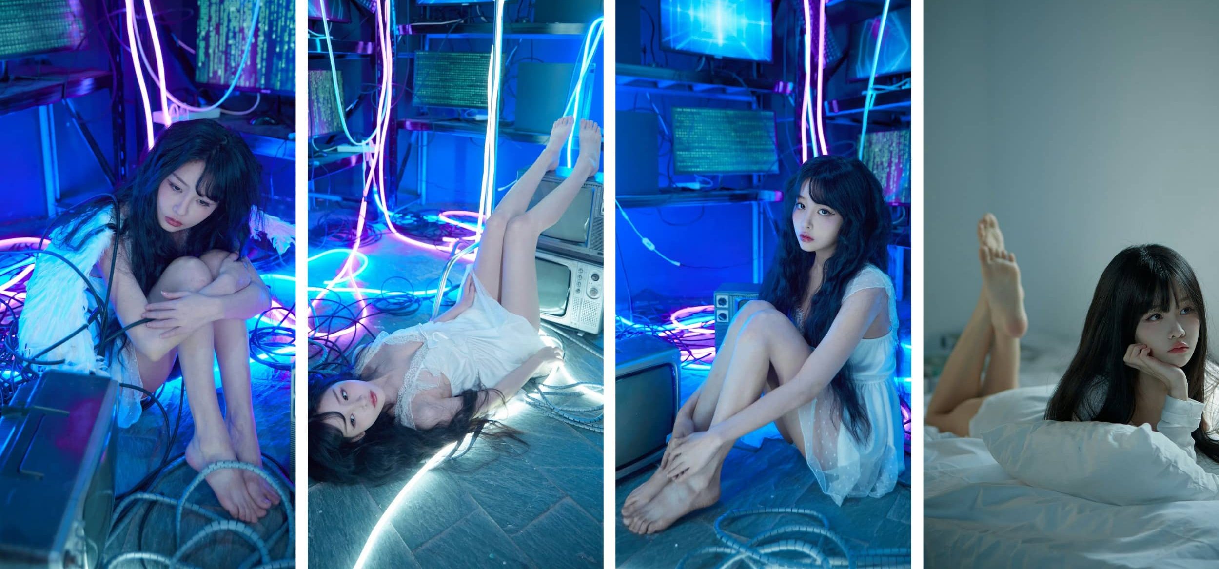 曾艳芬光脚丫美腿美图集