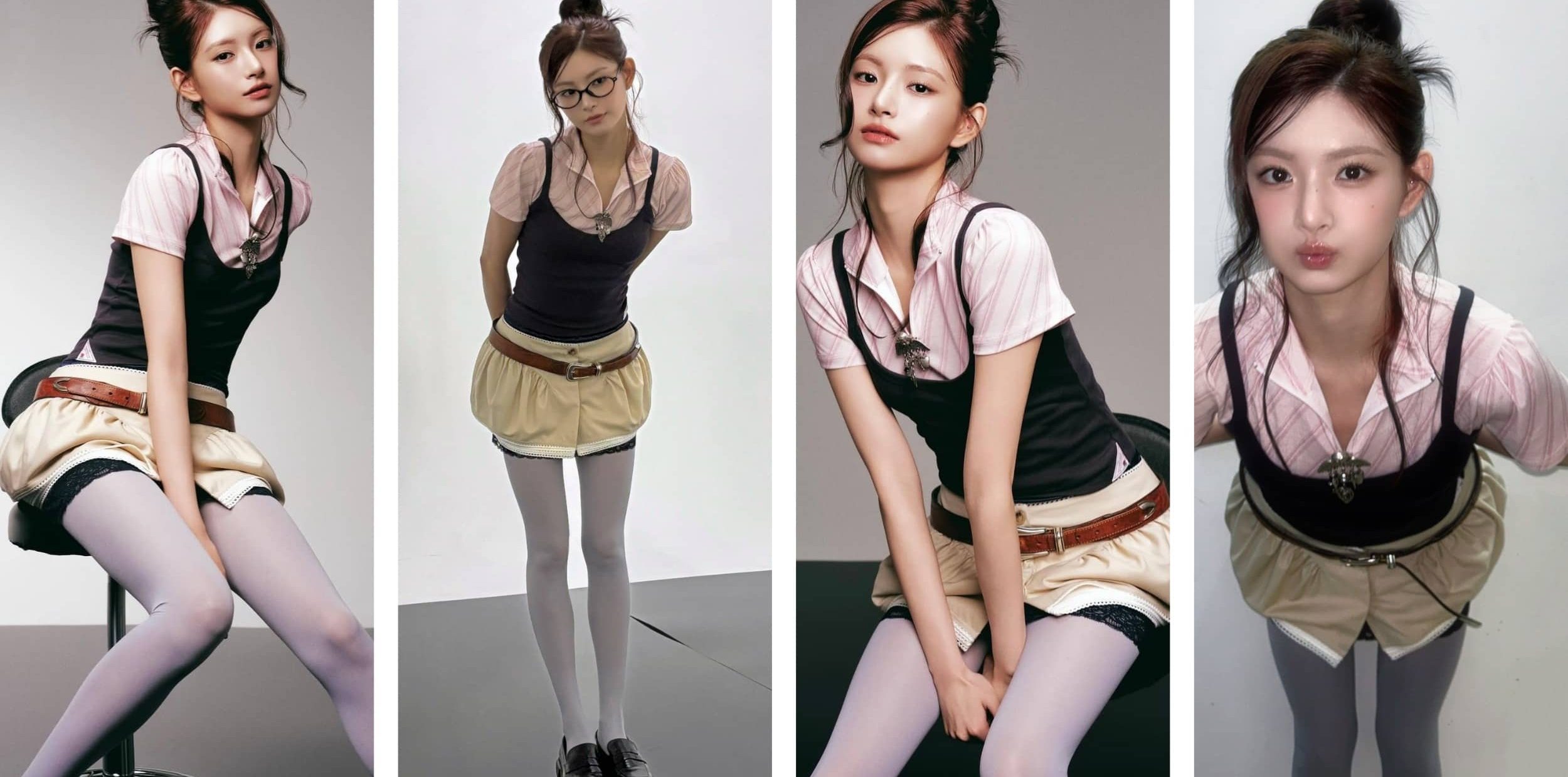 王怡人，丝袜穿搭美图集