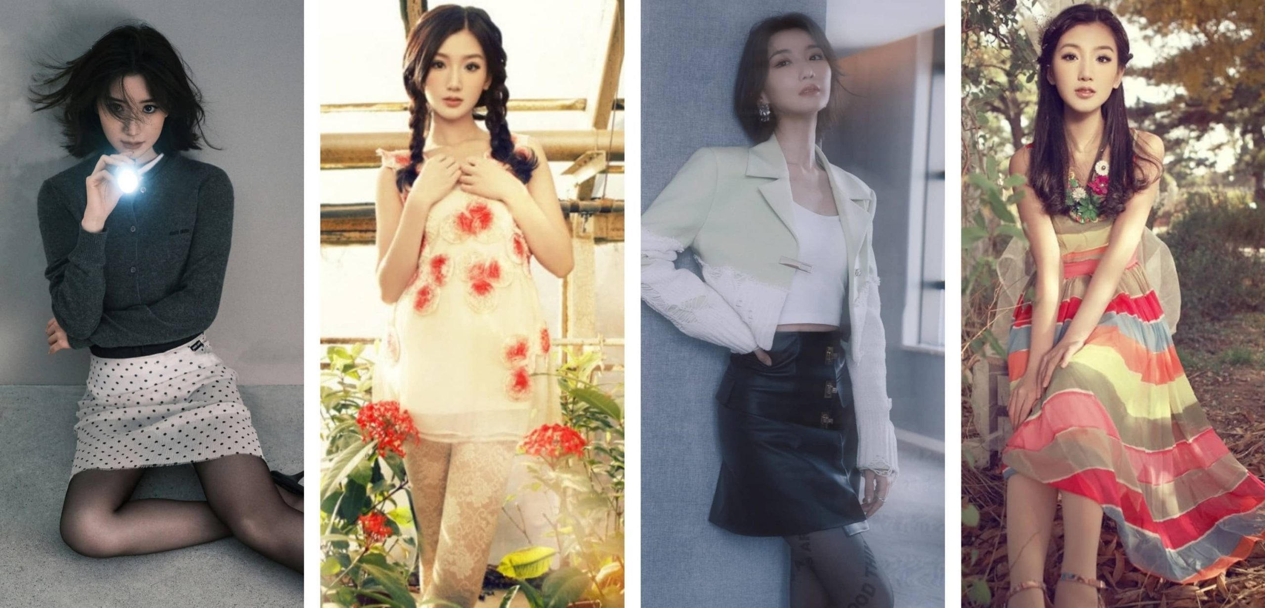 毛晓彤丝袜妆造精选