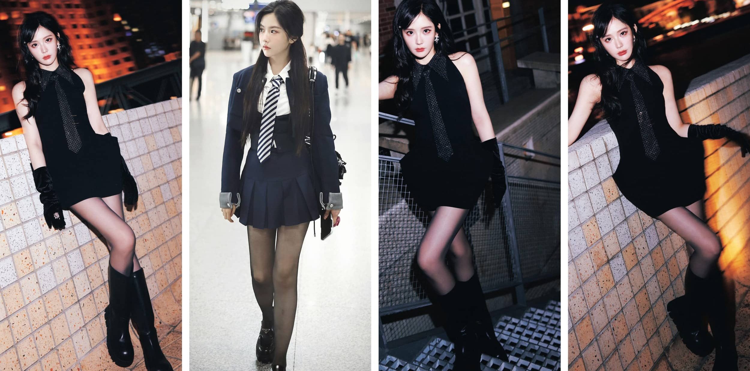 王艺瑾丝袜妆造精选