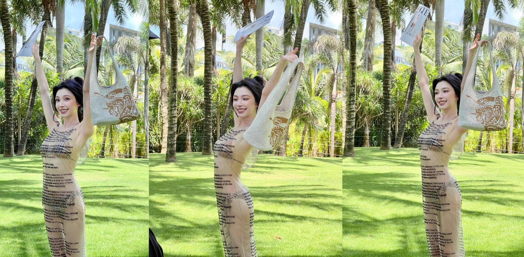 易梦玲：我是网红，字母泳装精选