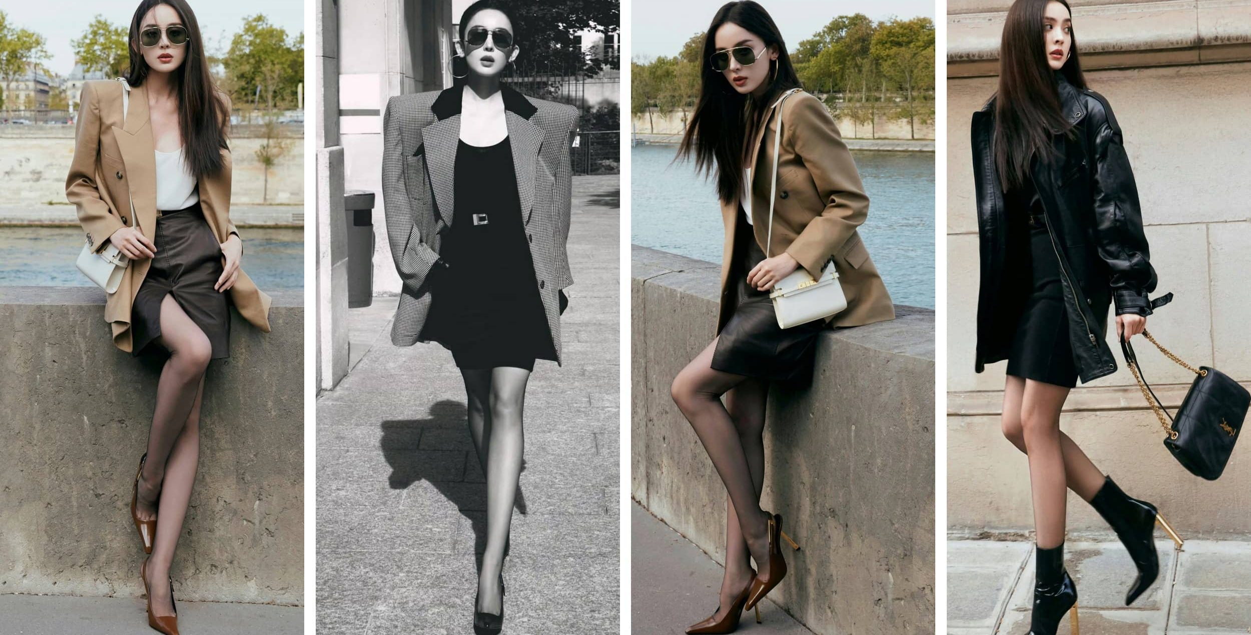 古力娜扎巴黎时装周丝袜妆造壁纸