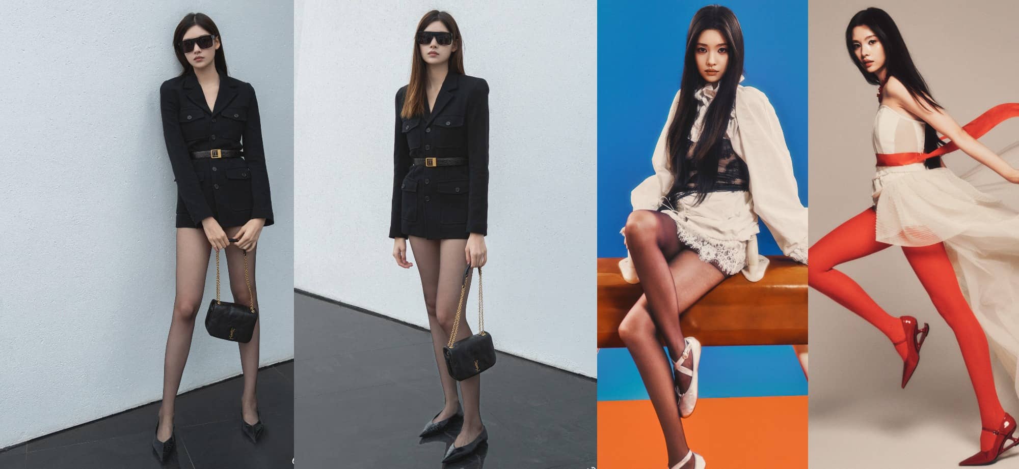 张艺上经典丝袜妆造美图集