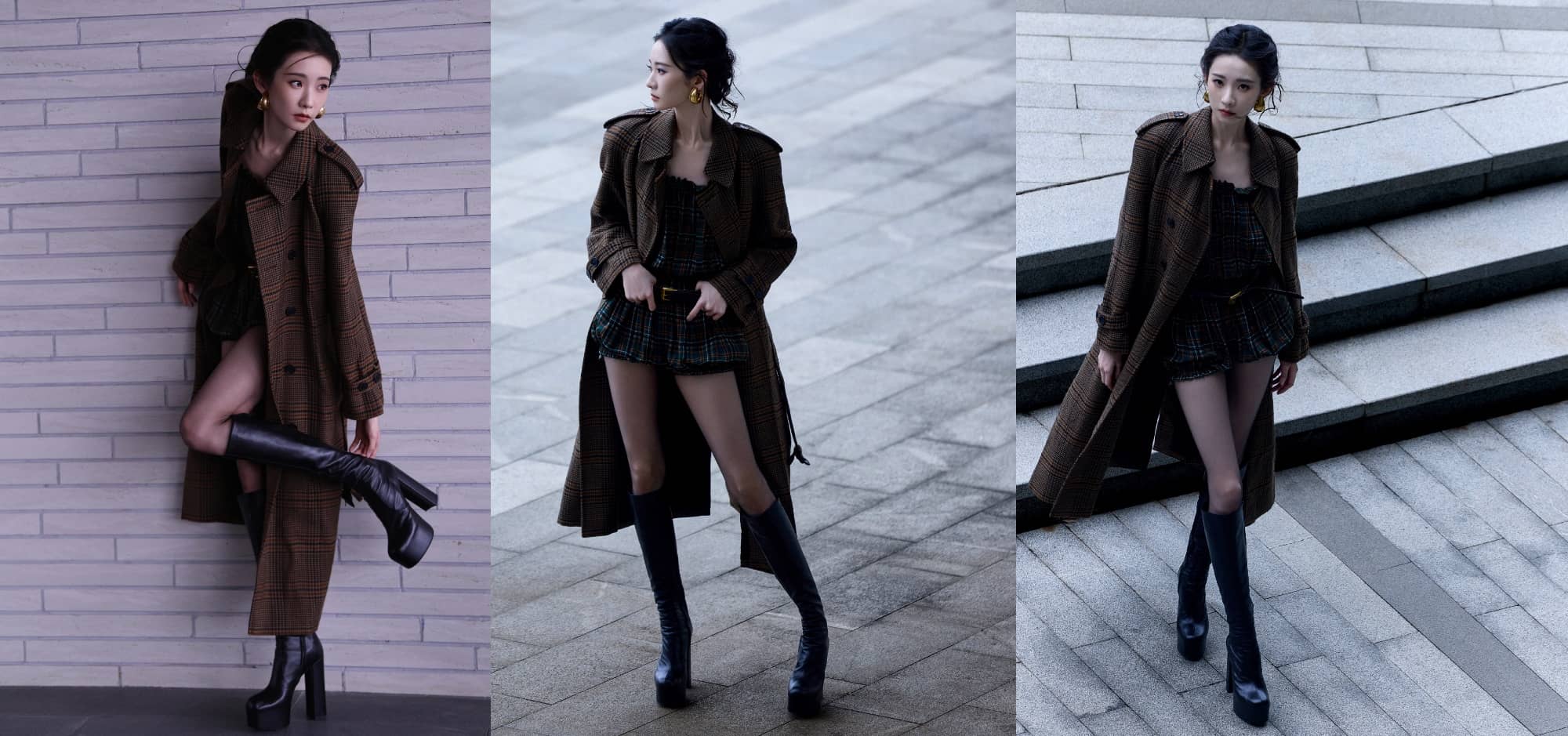 张艺凡一组好看的丝袜妆造大长腿