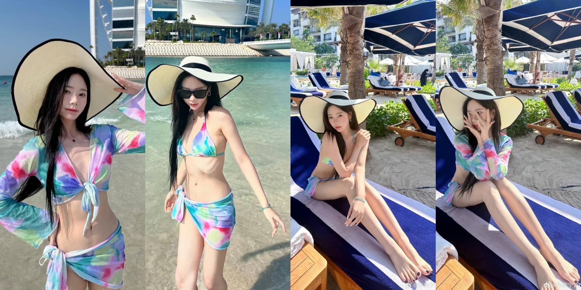 张紫宁泳装穿搭精选