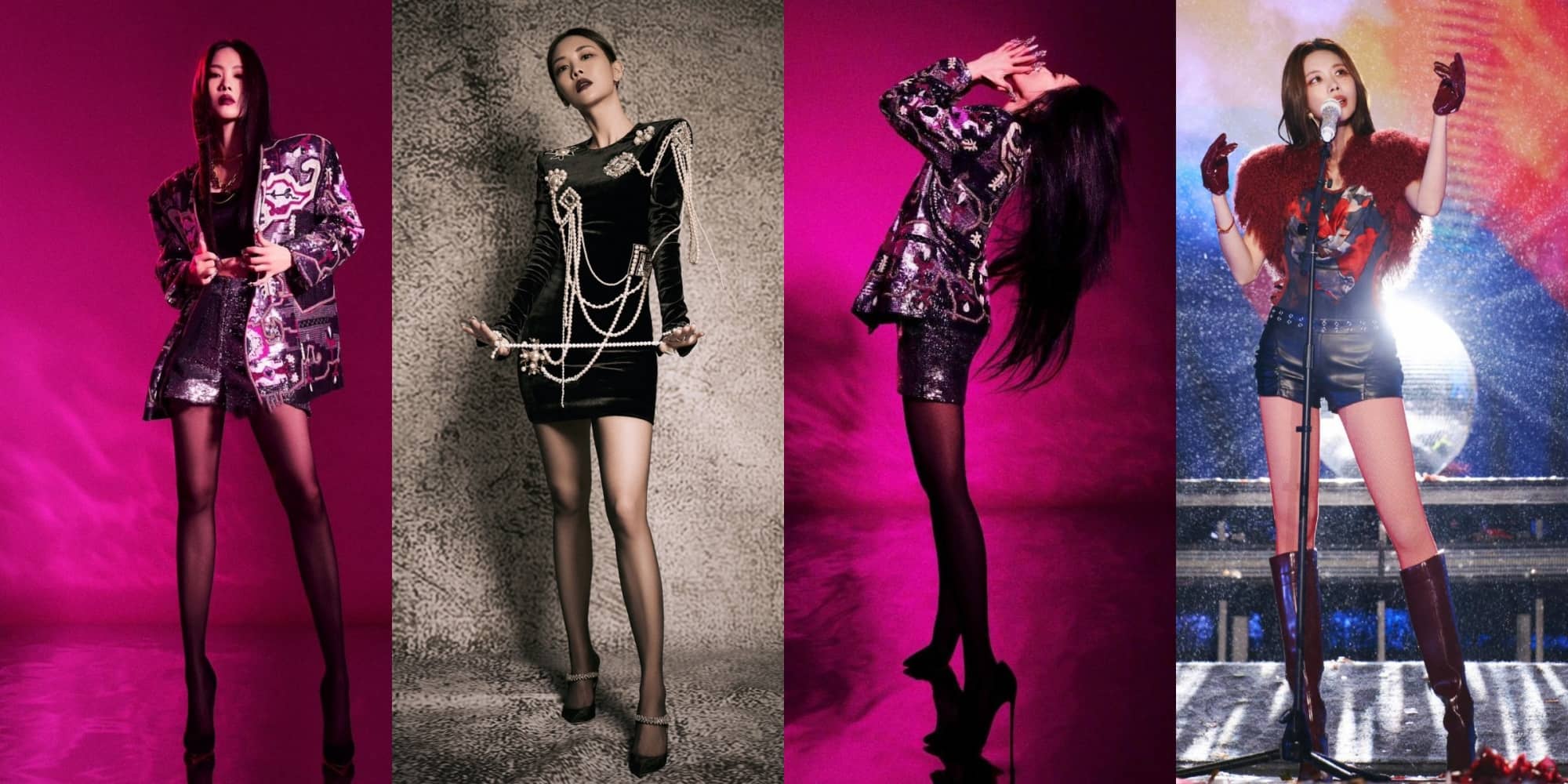 王霏霏丝袜大长腿妆造精选