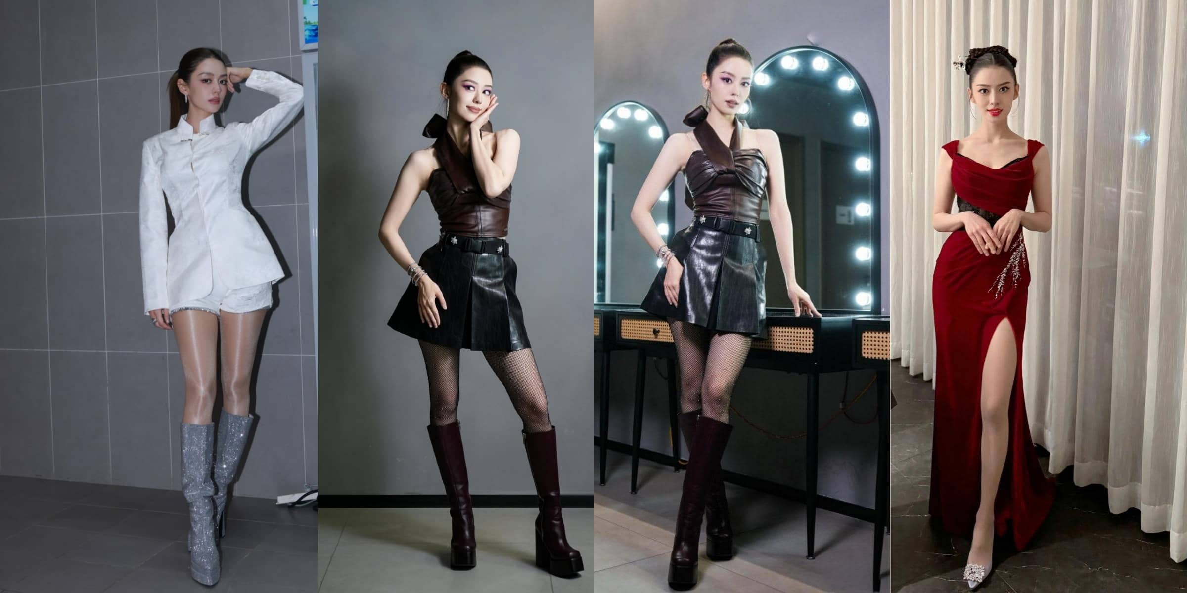 吉娜爱丽丝好看的丝袜穿搭精选