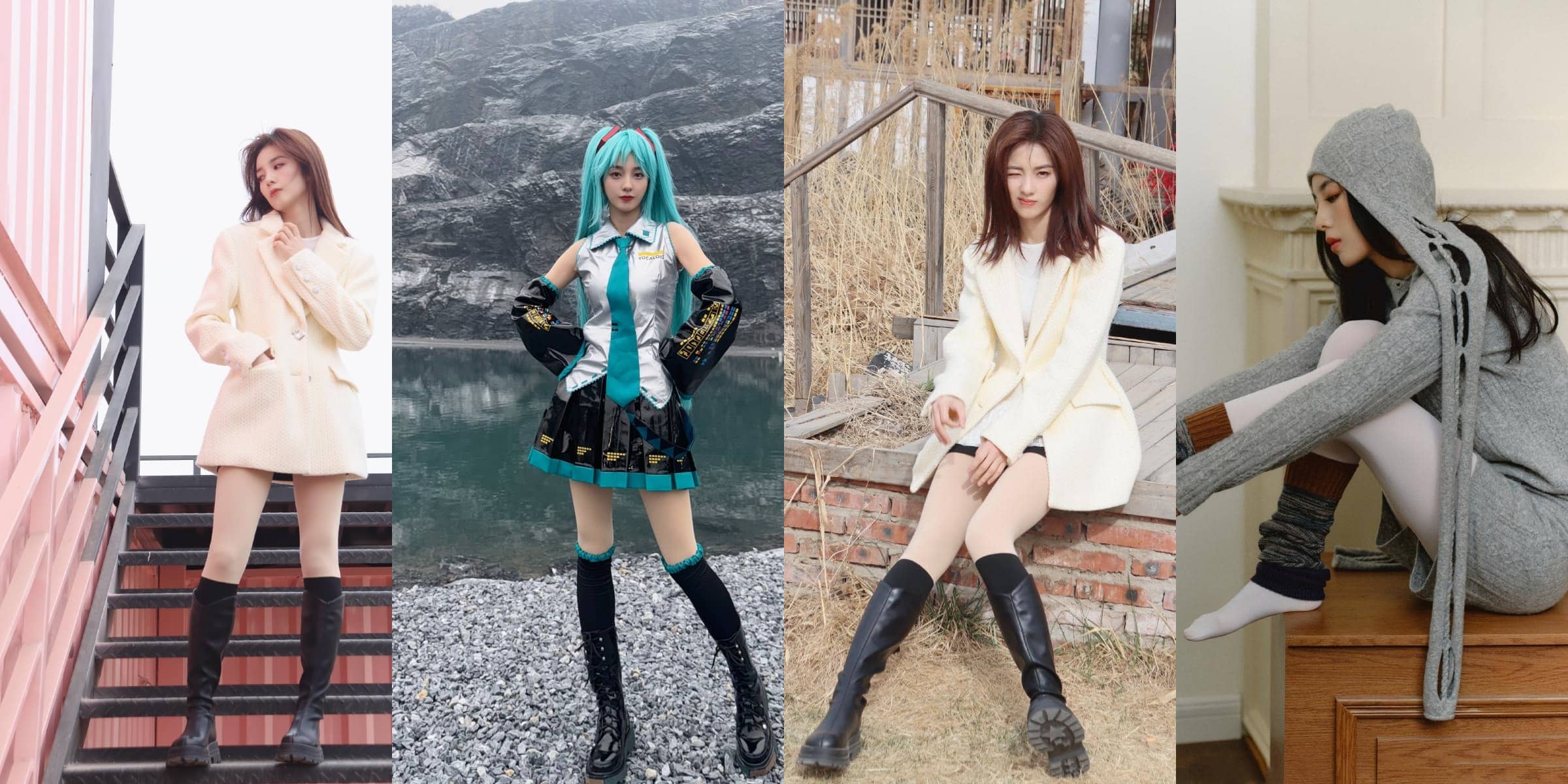 万鹏，好看的丝袜穿搭美图集