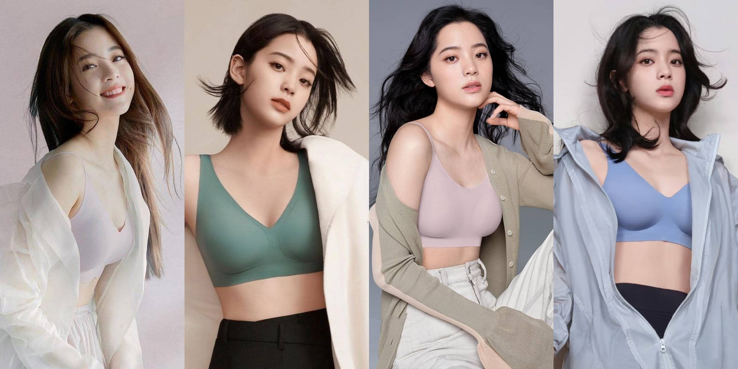 欧阳娜娜内衣代言大片