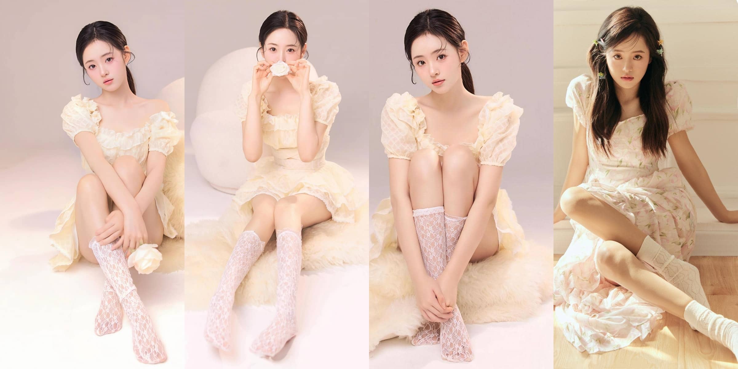 邹梓越，好美的丝袜穿搭精选