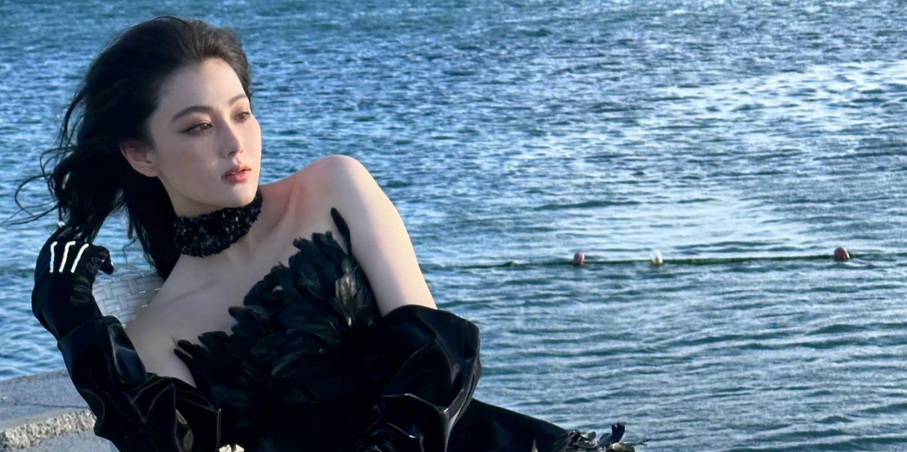 张馨予大腿肌肉线条好美