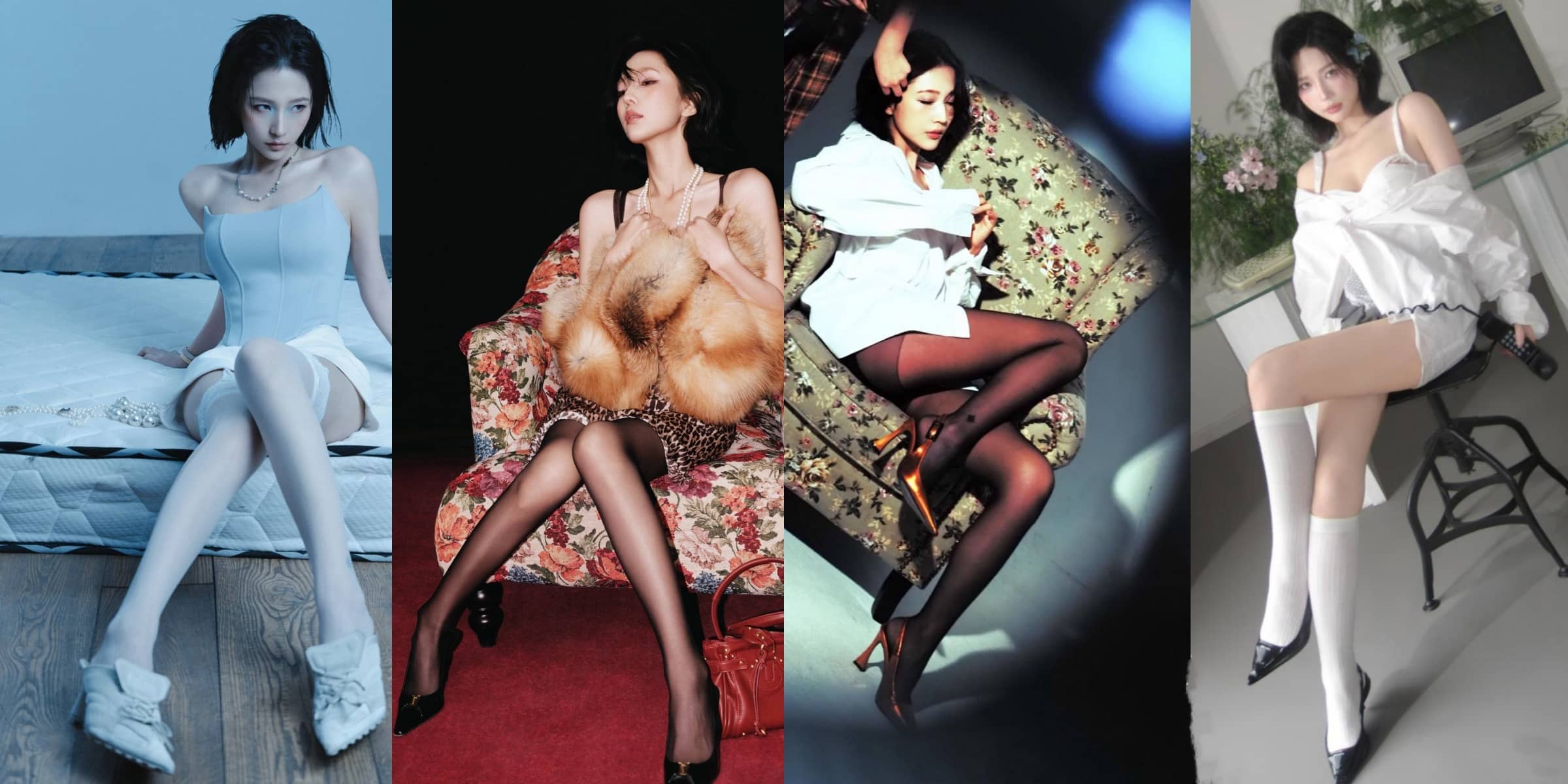 王晓诗，好看的丝袜穿搭精选