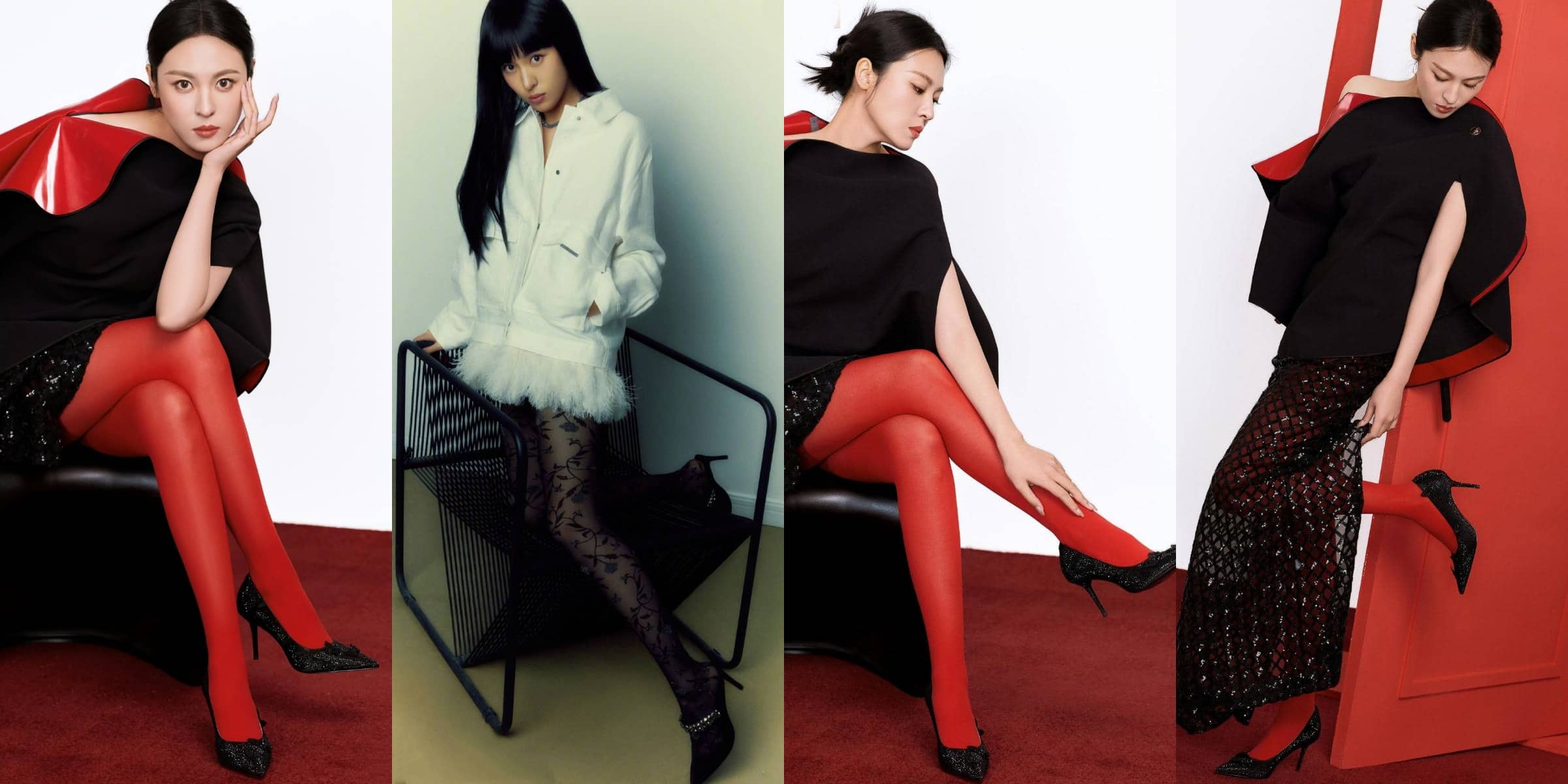 周放，好看的丝袜穿搭精选