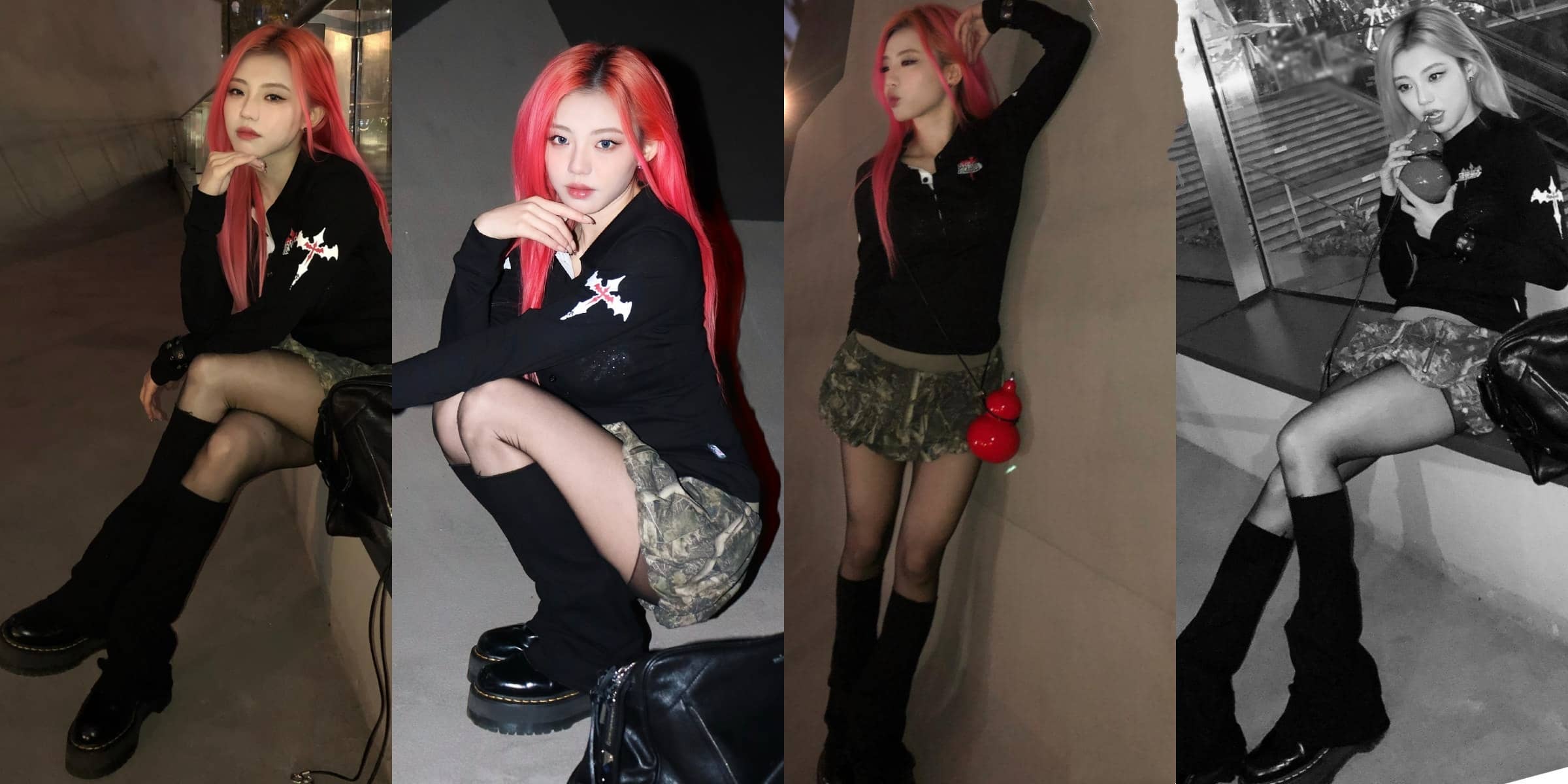 univu5-魏辰，一组好看的丝袜穿搭