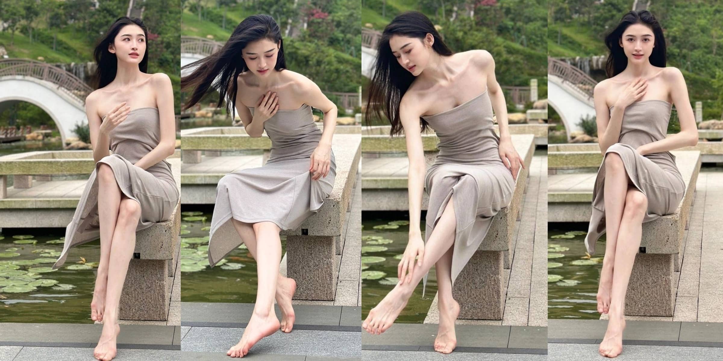 康可人，光脚丫美腿美图集