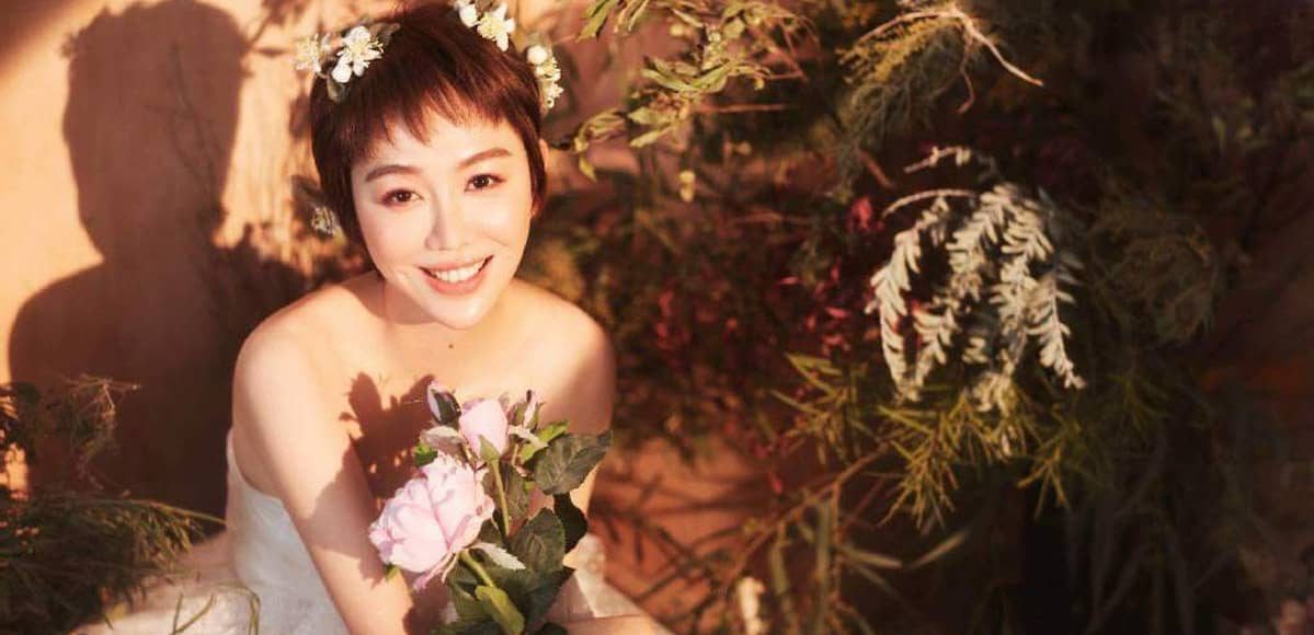 姜妍，短发的纱嫁“新娘”