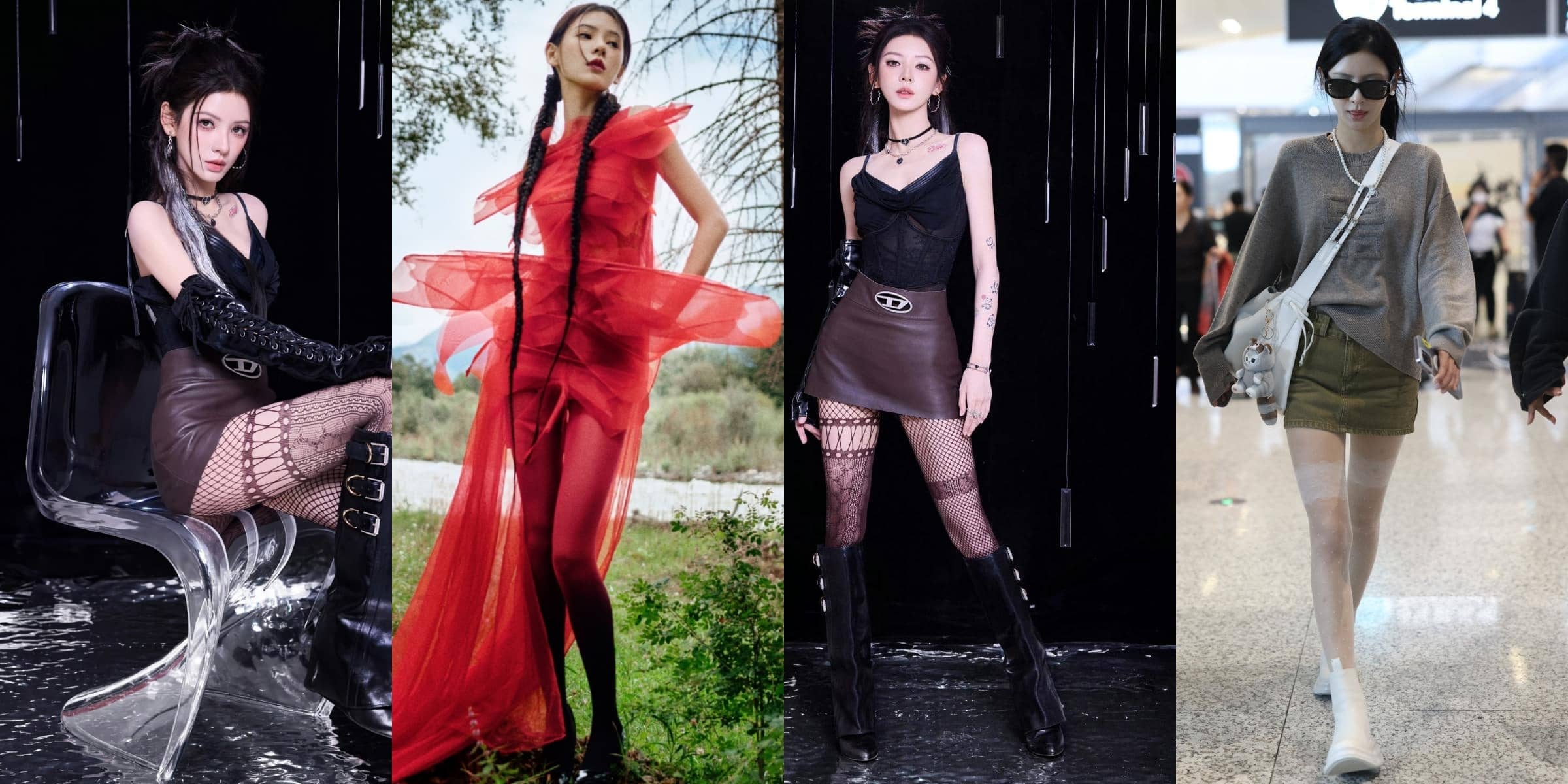 张予曦好看的丝袜穿搭精选