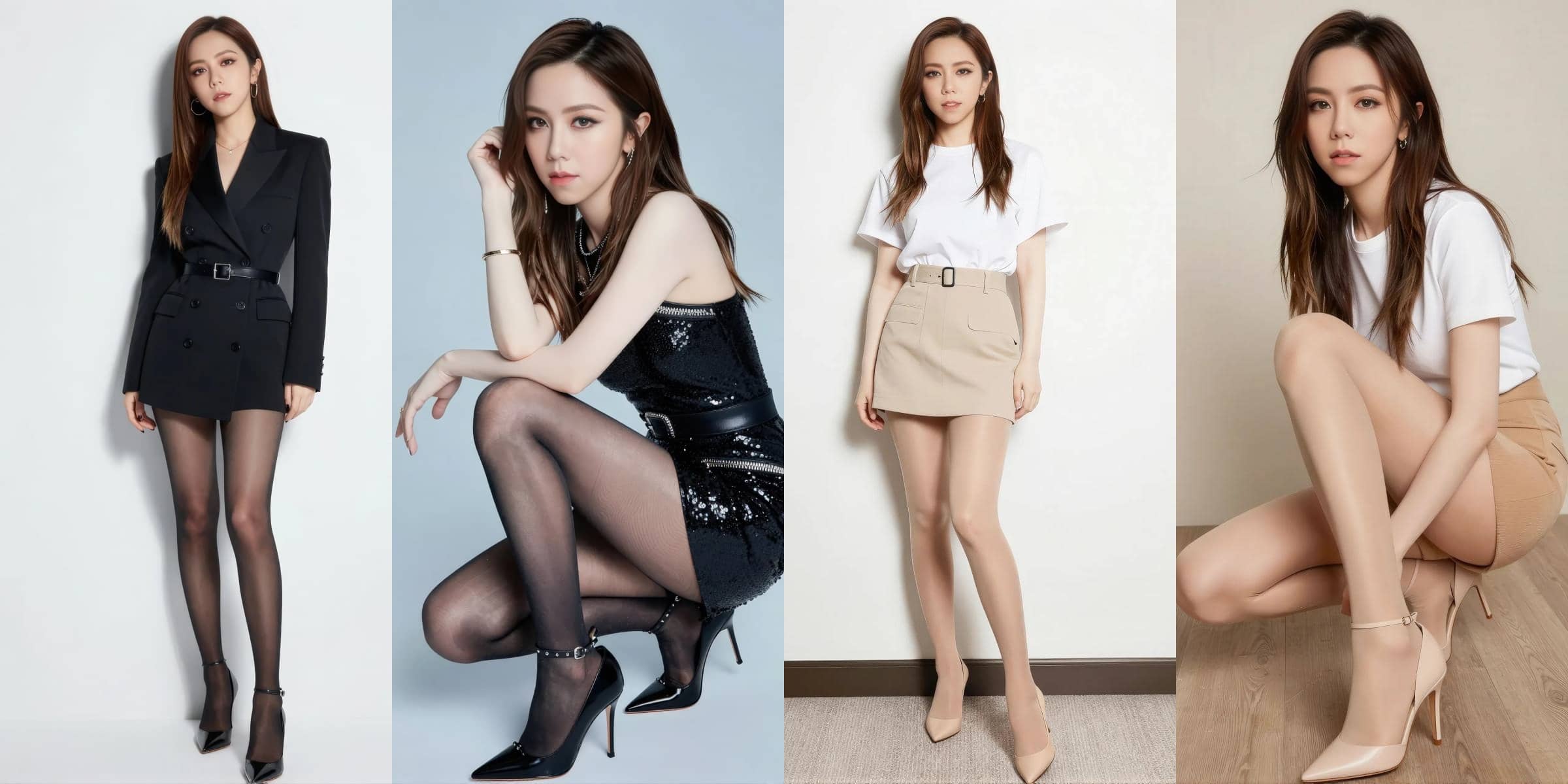 邓紫棋好看的丝袜穿搭精选