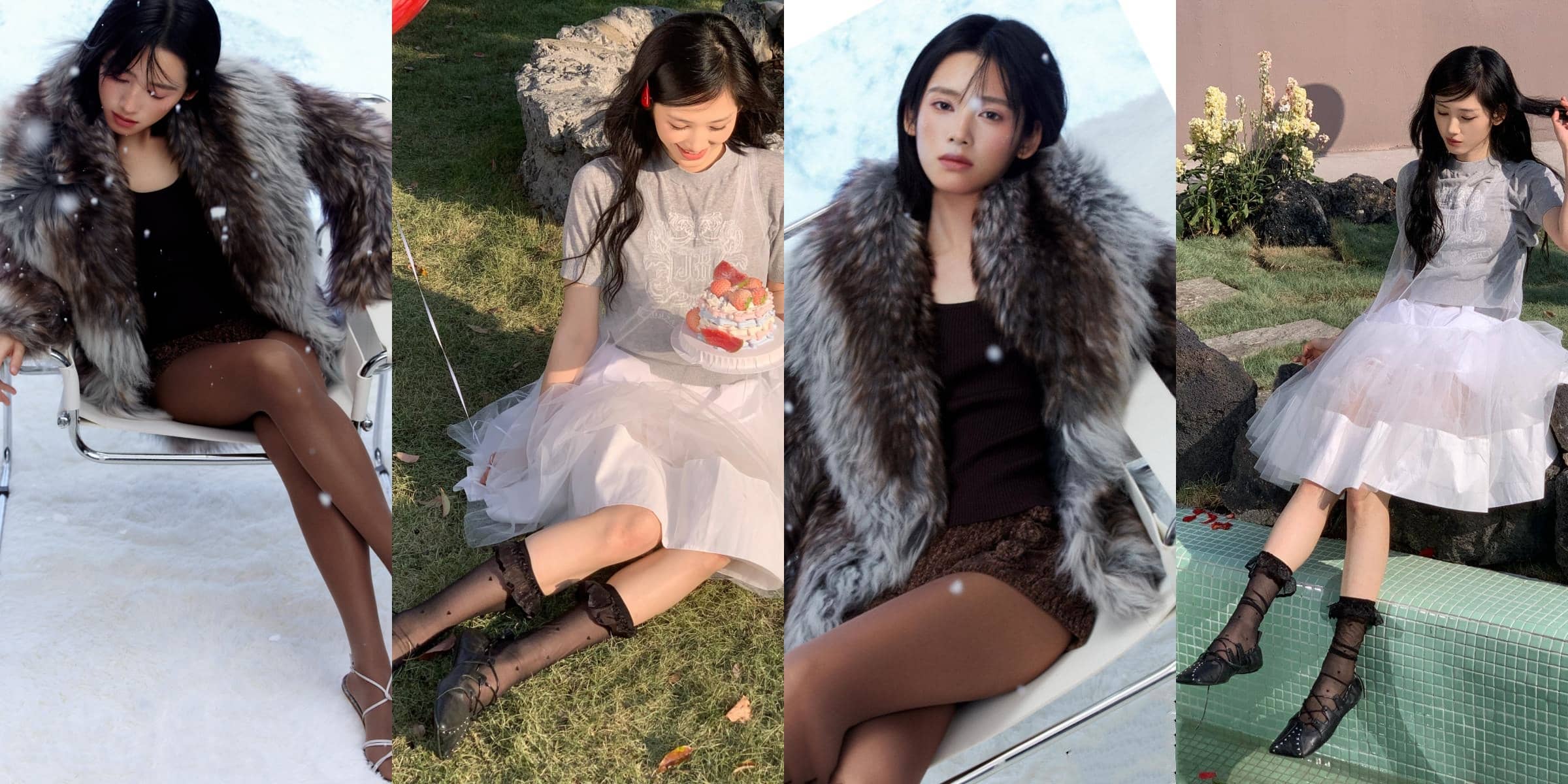 鹤秋，好看的少女裙丝袜穿搭