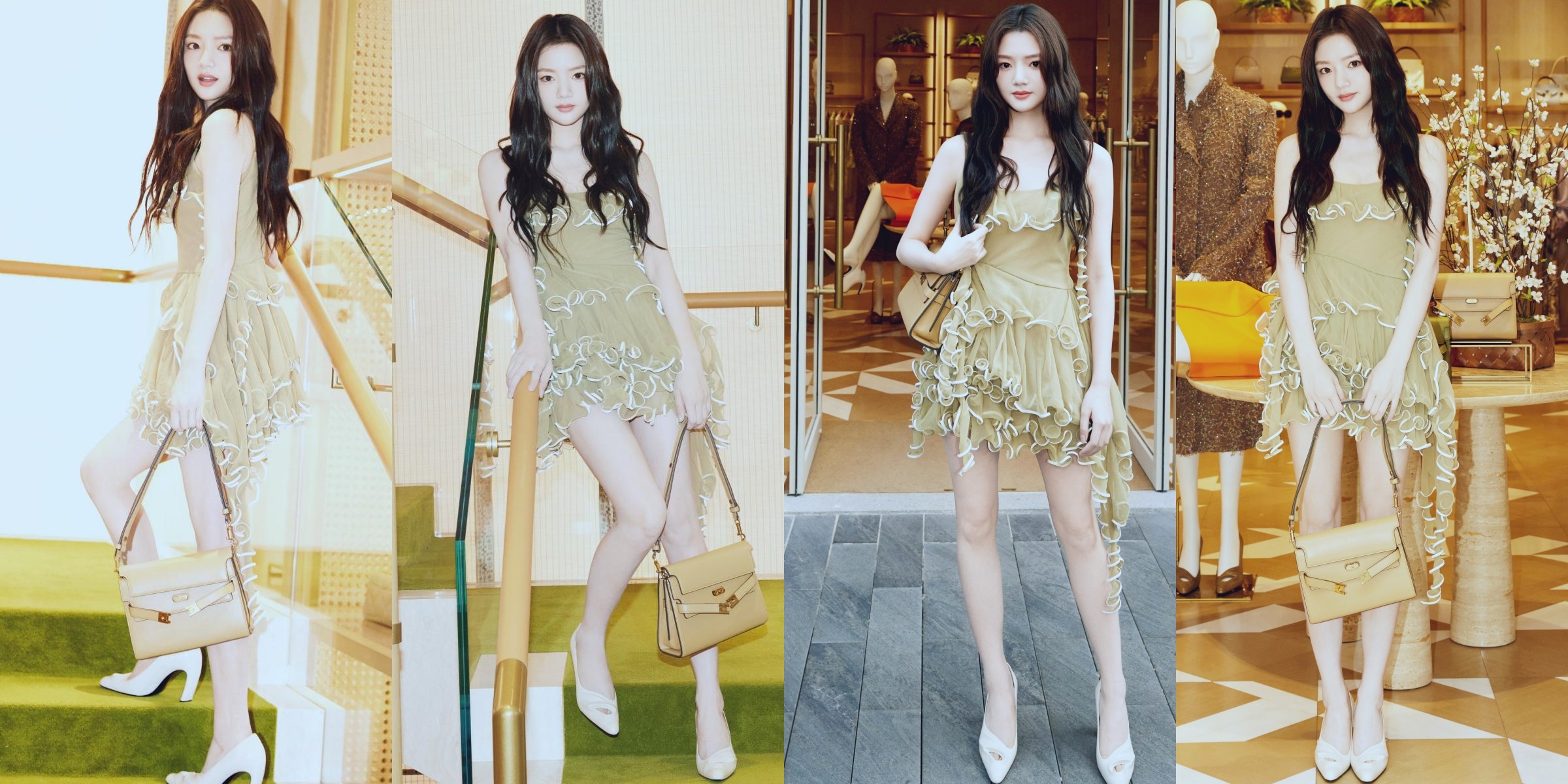 任敏壁纸：鑫灿灿，美如画