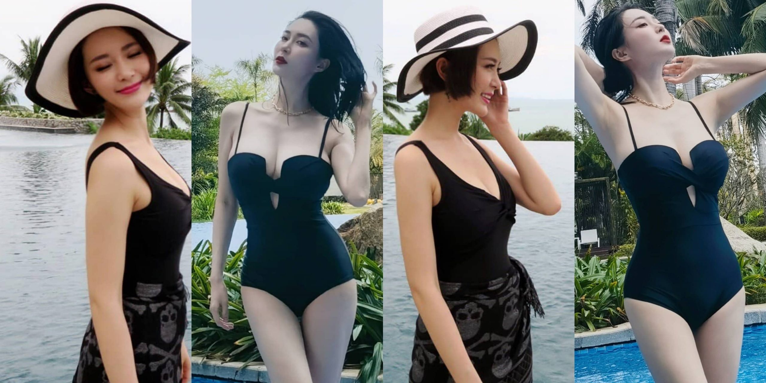“晶女郎”胡然｜泳装精选图集