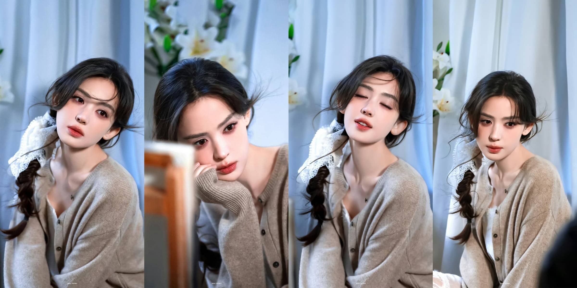 娜扎，好精致的一组壁纸